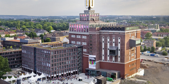 Dortmunder U zur Zeit der Extraschicht