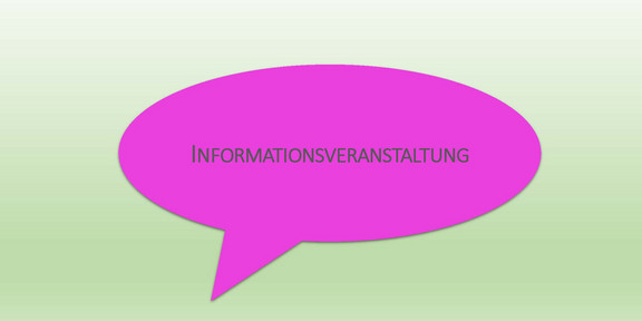 Flyer zur Informationsveranstaltung bezüglich der akkreditierten Studiengänge