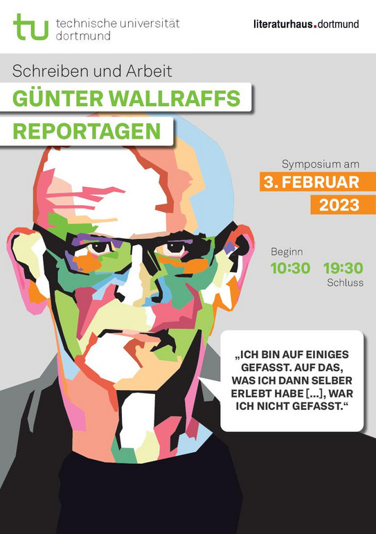 Flyer zu Günter Wallraffs Reportagen